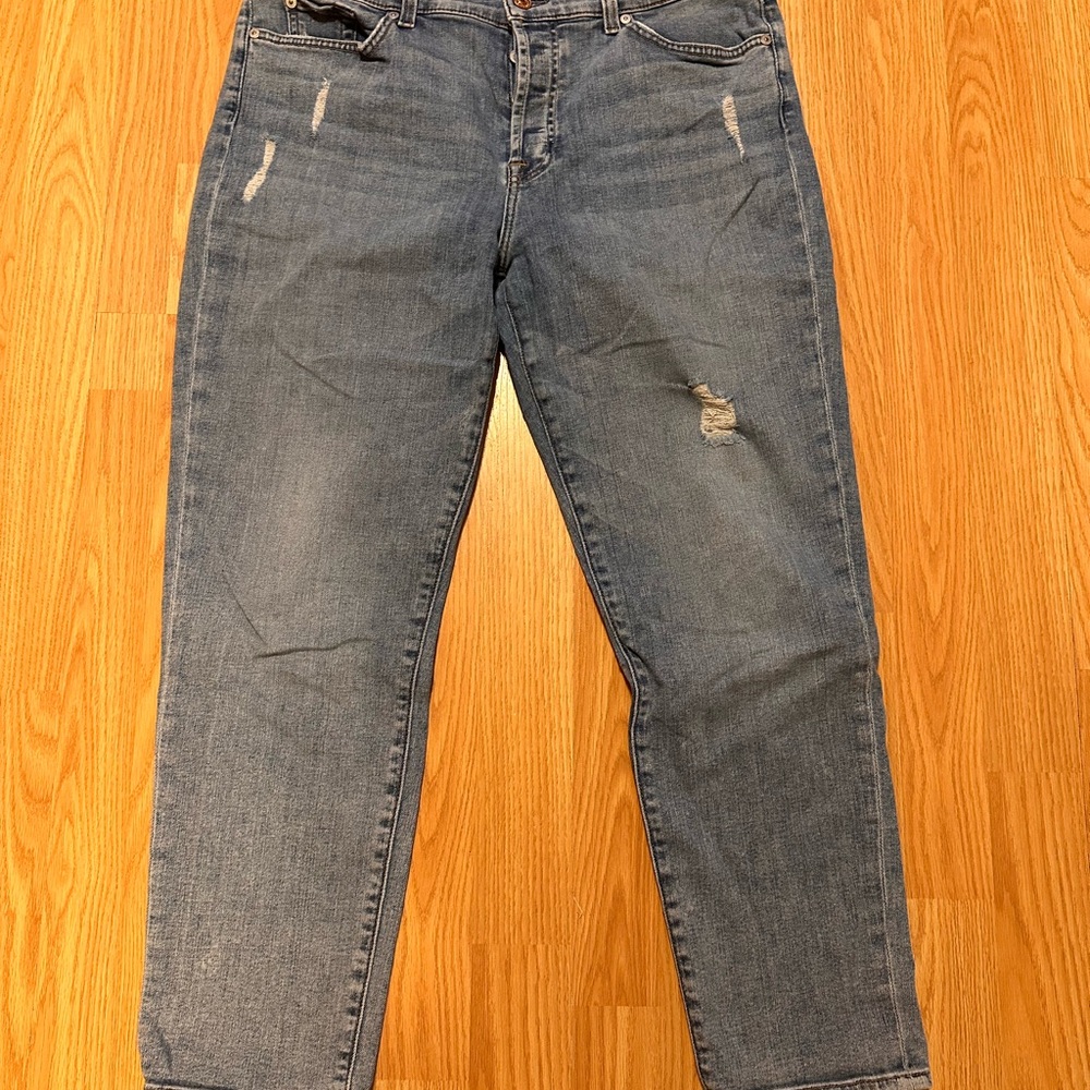 7 For All Mankind Josefina Skinny Boyfriend Jeans